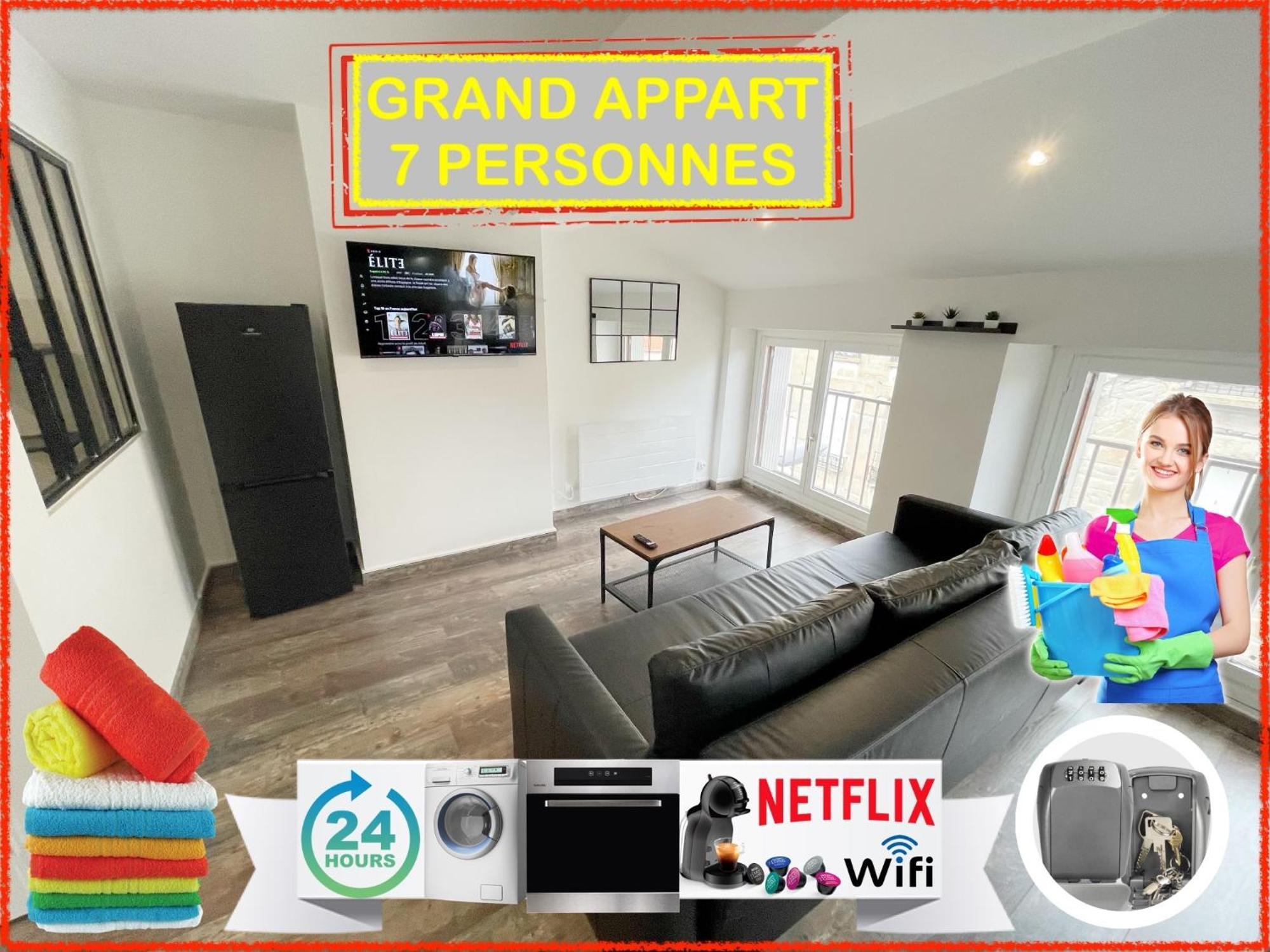 Ferienwohnung 017 Chic & Cosy F2 53M2 Hypercentre Wifi Smart Tv Netflix Saint-Etienne  Exterior foto